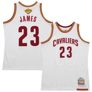Comodo Ideal LeBron James Cleveland Cavaliers 2015/16 Hardwood Classics Authentic Jersey White