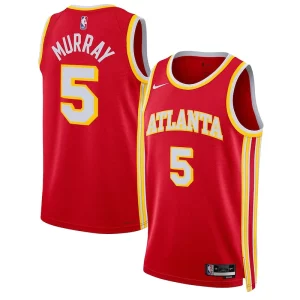 Cool Duradero Dejounte Murray Atlanta Hawks Nike Unisex Swingman Jersey Association Edition Red