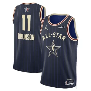 Práctico Jalen Brunson Jordan Brand Unisex 2024 NBA All Star Game Swingman Jersey Navy