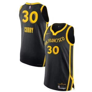 Práctico Nike Stephen Curry Golden State Warriors Authentic Jersey City Edition Black