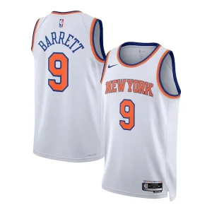 Moderno Delicioso Sofisticado RJ Barrett New York Knicks Nike Unisex Swingman Jersey Association Edition White