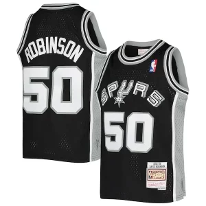Estupendo Duradero Bonito David Robinson San Antonio Spurs Youth 1998/99 Hardwood Classics Swingman Jersey Black