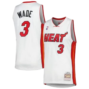 Chulo Perfecto Dwyane Wade Miami Heat 2001/02 Hardwood Classics Swingman Jersey White