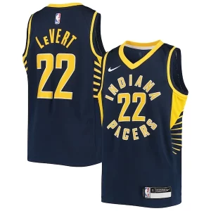 Increíble Elegante Caris LeVert Indiana Pacers Nike Youth Swingman Jersey Icon Edition Navy