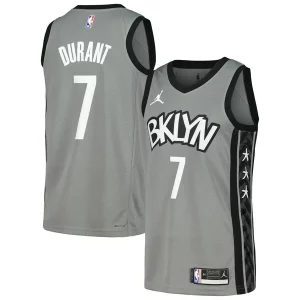 Clásico Versátil Lujoso Kevin Durant Brooklyn Nets Nike Swingman Player Jersey Statement Edition Gray/Blue