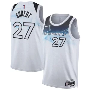 Encantador Rudy Gobert Minnesota Timberwolves Nike Unisex 2024/25 Swingman Player Jersey City Edition White