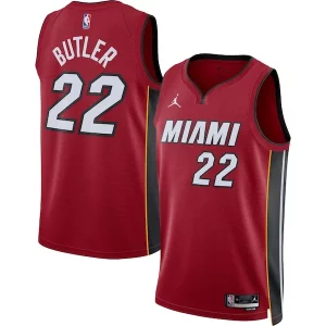 Lujoso Encantador Atractivo Jimmy Butler Miami Heat Jordan Brand Unisex Swingman Jersey Statement Edition Red