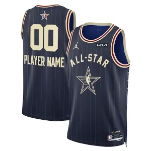 Lujoso Jordan Brand Unisex 2024 NBA All Star Game Swingman Custom Jersey Navy