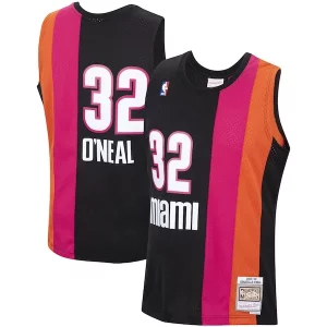 Fantástico Versátil Shaquille O'Neal Miami Heat 2005/06 Hardwood Classics Swingman Jersey Black