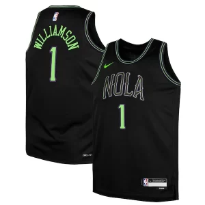 Increíble Zion Williamson New Orleans Pelicans Nike Youth Swingman Replica Jersey City Edition Black