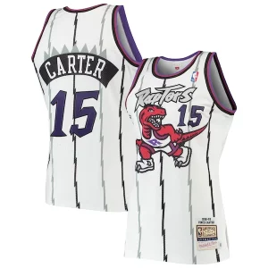 Maravilloso Vince Carter Toronto Raptors 1998/99 Hardwood Classics Authentic Jersey White