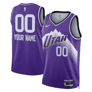 Ideal Lujoso Utah Jazz Nike Unisex 2023/24 Custom Swingman Jersey Purple City Edition