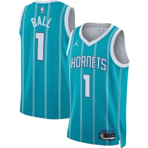 Fantástico LaMelo Ball Charlotte Hornets Jordan Brand Unisex Swingman Jersey Icon Edition Teal/White