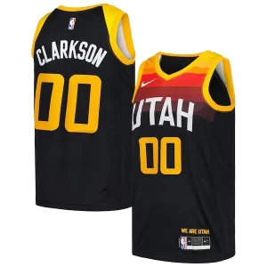 Fácil de llevar Magnífico Jordan Clarkson Utah Jazz Nike Swingman Player Jersey City Edition Black