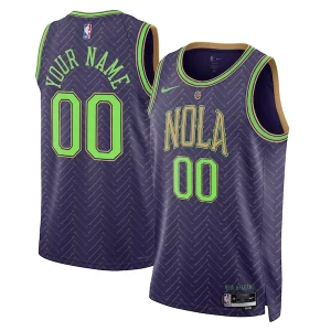 Bonito Fácil de llevar Exquisito New Orleans Pelicans Nike Unisex 2024/25 Custom Swingman Jersey City Edition Purple