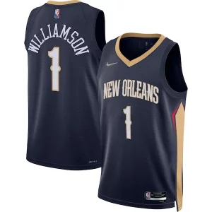 Estupendo Zion Williamson New Orleans Pelicans Nike 2021/22 Diamond Swingman Jersey Icon Edition Navy