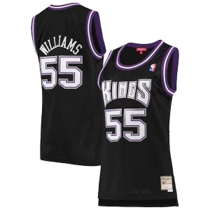 Increíble Cool Maravilloso Jason Williams Sacramento Kings Women's 2000/01 Hardwood Classics Swingman Jersey Black