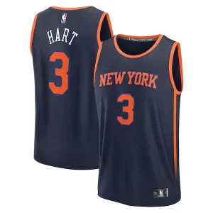 Robusto Fantástico Elegante Josh Hart New York Knicks Fast Break Replica Player Jersey Statement Edition Navy