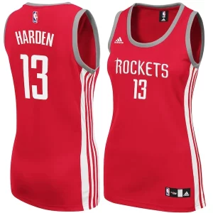Lujoso James Harden Houston Rockets adidas Women's Replica Jersey Red