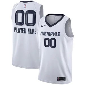 Único Atractivo Memphis Grizzlies Nike 2020/21 Swingman Custom Jersey Association Edition White