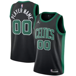 Clásico Boston Celtics Jordan Brand Swingman Custom Jersey Statement Edition Black