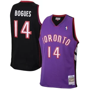 Práctico Versátil Muggsy Bogues Toronto Raptors 2001/02 Hardwood Classics Swingman Jersey Purple