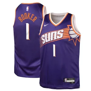 Delicioso Bonito Moderno Devin Booker Phoenix Suns Nike Youth Swingman Jersey Icon Edition Purple