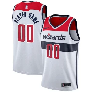 Clásico Versátil Washington Wizards Nike 2020/21 Swingman Custom Jersey Association Edition White
