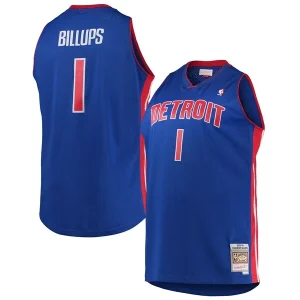 Estupendo Elegante Atractivo Chauncey Billups Detroit Pistons 2003/04 Big & Tall Hardwood Classics Swingman Jersey Blue