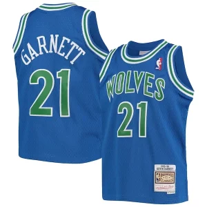 Bonito Kevin Garnett Minnesota Timberwolves Youth 1995 96 Hardwood Classics Swingman Jersey Blue