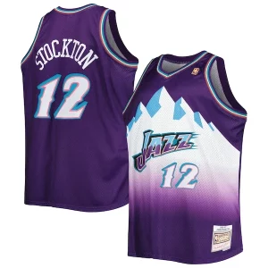 Resistente Delicioso Atractivo John Stockton Utah Jazz Big & Tall Hardwood Classics 1996/97 Swingman Jersey Purple