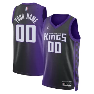 Fácil de llevar Clásico Cool Sacramento Kings Jordan Brand Unisex Swingman Custom Jersey Statement Edition Purple