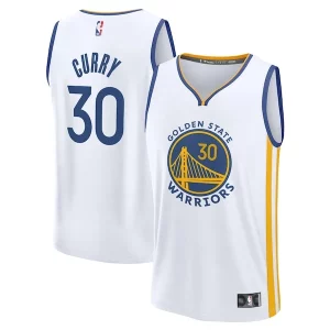 Moderno Stephen Curry Golden State Warriors Youth Fast Break Replica Jersey Association Edition White
