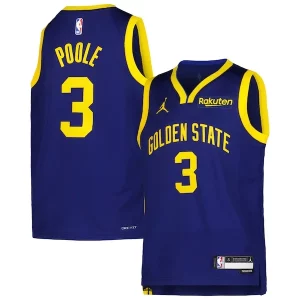Magnífico Jordan Poole Golden State Warriors Youth 2022/23 Swingman Jersey Navy Statement Edition
