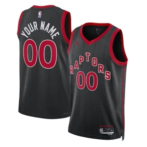 Ideal Toronto Raptors Jordan Brand Unisex 2022/23 Swingman Custom Jersey Statement Edition Black