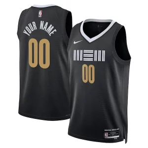Moderno Sofisticado Chulo Memphis Grizzlies Nike Unisex 2023/24 Custom Swingman Jersey Black City Edition
