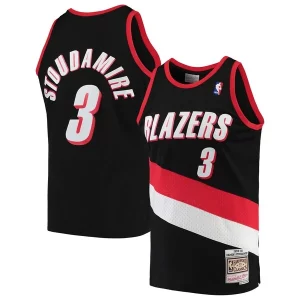 Lujoso Damon Stoudamire Portland Trail Blazers 1999/00 Hardwood Classics Swingman Jersey Black