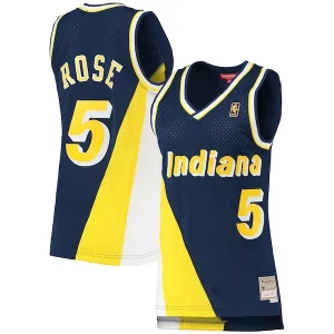 Encantador Cool Versátil Jalen Rose Indiana Pacers Women's 1996/97 Hardwood Classics Swingman Jersey Navy