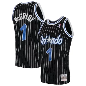 Cool Original Tracy McGrady Orlando Magic Hardwood Classics Swingman Jersey Black/Blue