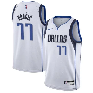 Fantástico Luka Dončić Dallas Mavericks Nike Youth Swingman Jersey Association Edition White