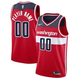 Duradero Fácil de llevar Washington Wizards Nike 2020/21 Swingman Custom Jersey Icon Edition Red