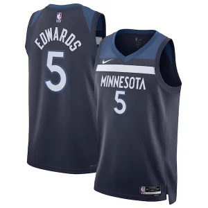 Resistente Comodo Hermoso Anthony Edwards Minnesota Timberwolves Nike Unisex Swingman Jersey Icon Edition Navy