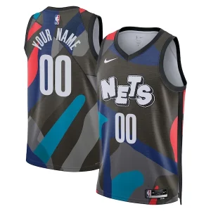 Maravilloso Duradero Brooklyn Nets Nike Unisex 2023/24 Custom Swingman Jersey Black City Edition