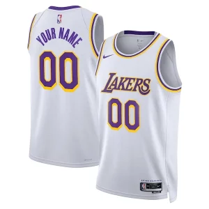Único Lujoso Los Angeles Lakers Nike Unisex Swingman Custom Jersey White Association Edition