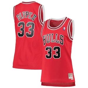 Fantástico Clásico Perfecto Scottie Pippen Chicago Bulls Women's 1997/98 Hardwood Classics Swingman Jersey Red