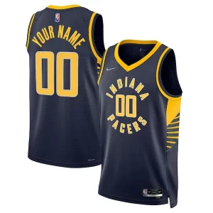 Moderno Indiana Pacers Nike 2021/22 Diamond Swingman Custom Jersey Icon Edition Navy