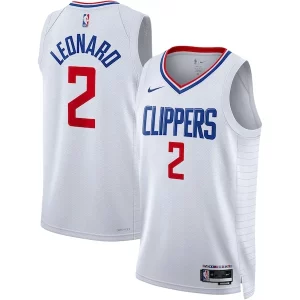 Sofisticado Kawhi Leonard LA Clippers Nike Unisex Swingman Jersey Association Edition White/Royal