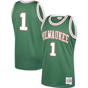 Resistente Versátil Lujoso Oscar Robertson Milwaukee Bucks 2001/02 Hardwood Classics Swingman Jersey Green