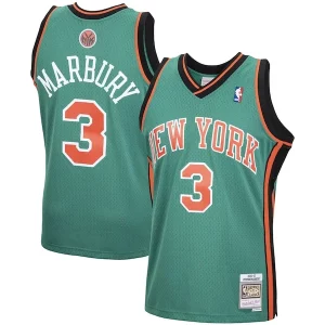 Chulo Stephon Marbury New York Knicks 2001/02 Hardwood Classics Swingman Jersey Green