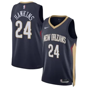 Clásico Versátil Jordan Hawkins New Orleans Pelicans Nike Unisex Swingman Jersey Icon Edition Navy